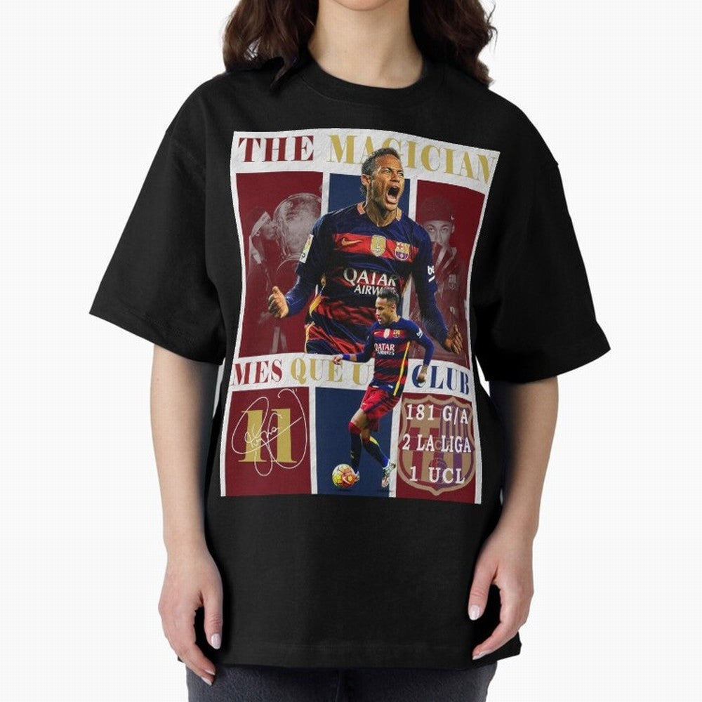 Neymar Jr Barcelona 2015 UCL Poster Classic T-Shirt Step into FIFA World Cup 2026 for Fans of CR7 and Portugal, Bringing Match Day Excitement, Supporter Culture, Golden Goals and Global Football Passion; Perfect for People Who Love Argentina,
