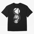 Neymar Jr. ¨C The Art of Balance Oversized T-Shirt Celebrate Golden Goal Energy in Global Football Passion for FIFA World Cup 2026 USA Canada Mexico, Connected to Cristiano Ronaldo, Haaland and CR7, Brazil, Classic Soccer Heritage, Championship