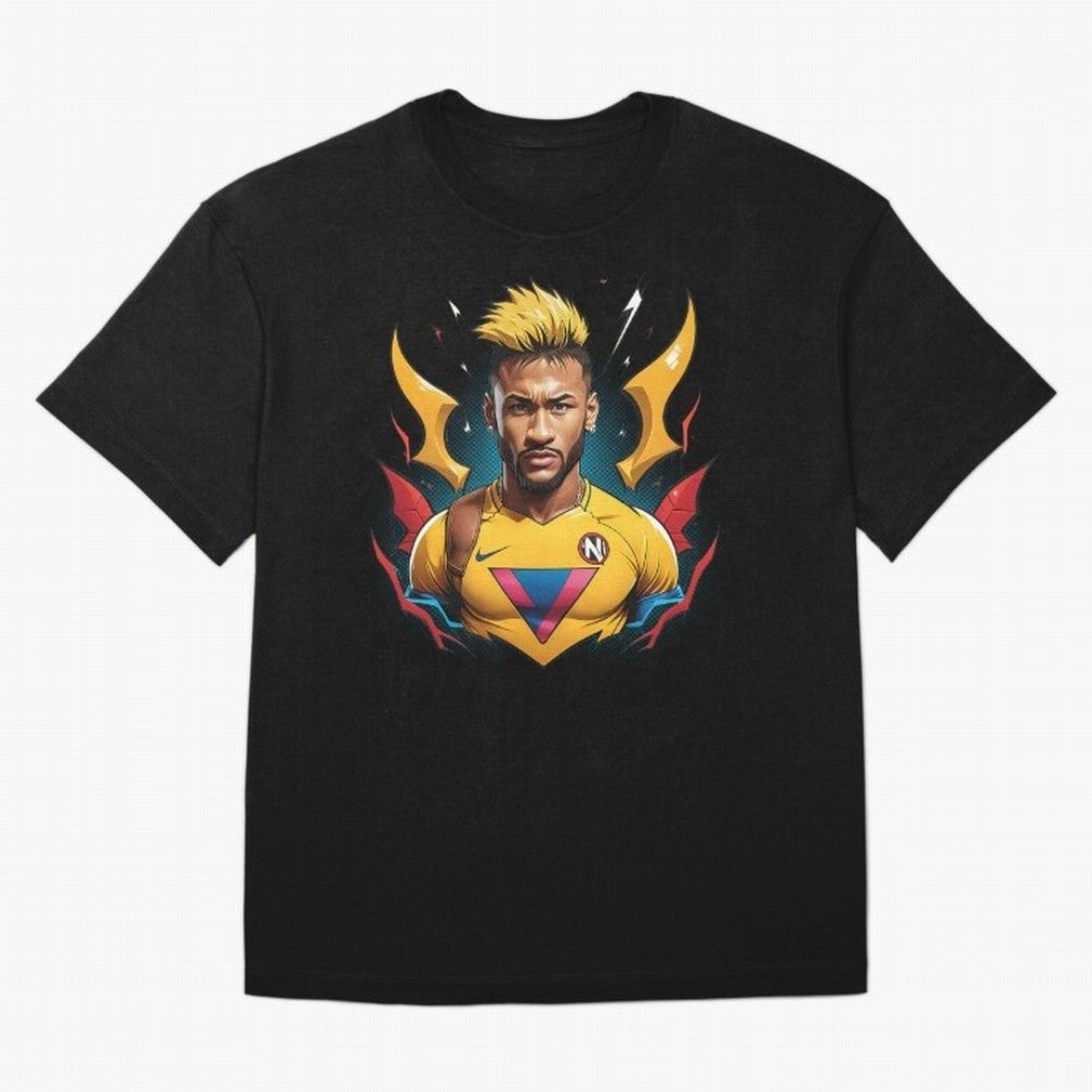 Neymar Jr illustration Classic T-Shirt Capture Stadium Memories from the FIFA World Cup 2026 USA Canada Mexico Journey through Haaland and Mbappe Highlights, Germany Pride, Football Passion, Legendary Performances, Festival Vibes and Supporter