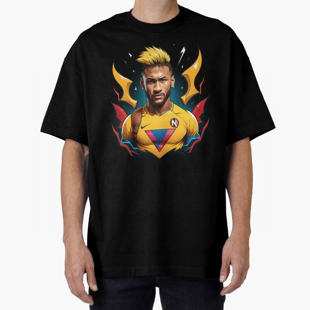 Neymar Jr illustration Classic T-Shirt Capture Stadium Memories from the FIFA World Cup 2026 USA Canada Mexico Journey through Haaland and Mbappe Highlights, Germany Pride, Football Passion, Legendary Performances, Festival Vibes and Supporter