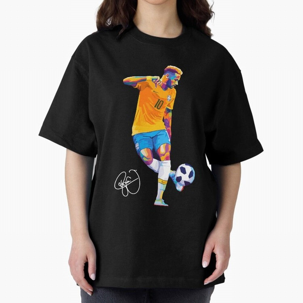 Neymar Jr Footballer Wpap Art Classic T-Shirt Keep the Legacy of Match Day Hype around FIFA World Cup 2026, Haaland and Mbappe, England and Germany, Stadium Memories, Football Loyalty, International Chants and Championship Tradition; Perfect for