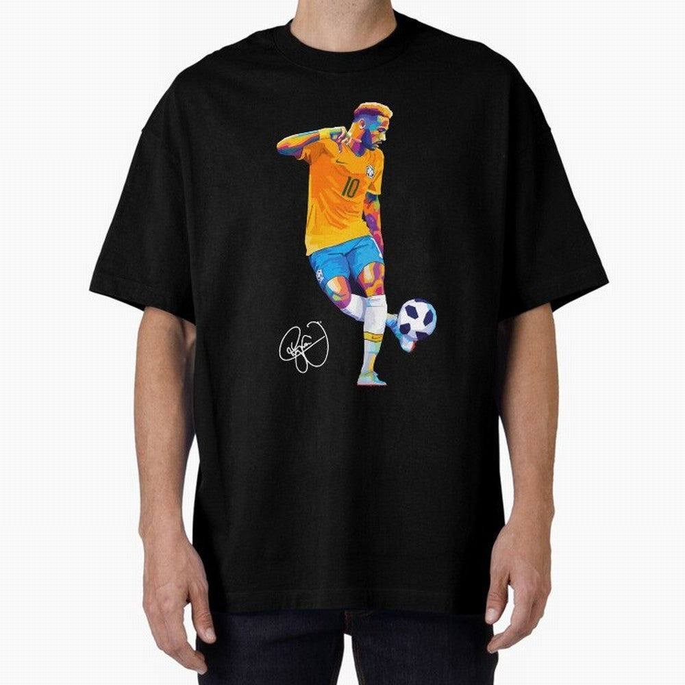 Neymar Jr Footballer Wpap Art Classic T-Shirt Keep the Legacy of Match Day Hype around FIFA World Cup 2026, Haaland and Mbappe, England and Germany, Stadium Memories, Football Loyalty, International Chants and Championship Tradition; Perfect for