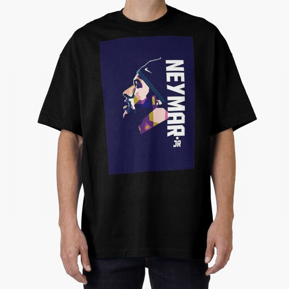 Neymar Jr Art Print Navy Classic T-Shirt Bring World Football Passion into Global Football Passion for FIFA World Cup 2026 Group Stage, Featuring Mbappe and Neymar, Argentina and Brazil, Classic Soccer Heritage, Championship Pressure, Fan Loyalty