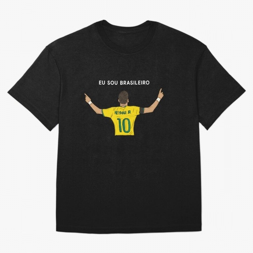 Neymar Jr Brazil Oversized T-Shirt Follow the FIFA World Cup 2026 Journey through Cristiano Ronaldo, Haaland and CR7 Highlights, Portugal, Spain and Germany Pride, Football History, Final Match Energy, Crowd Noise and Once in a Lifetime Moments;