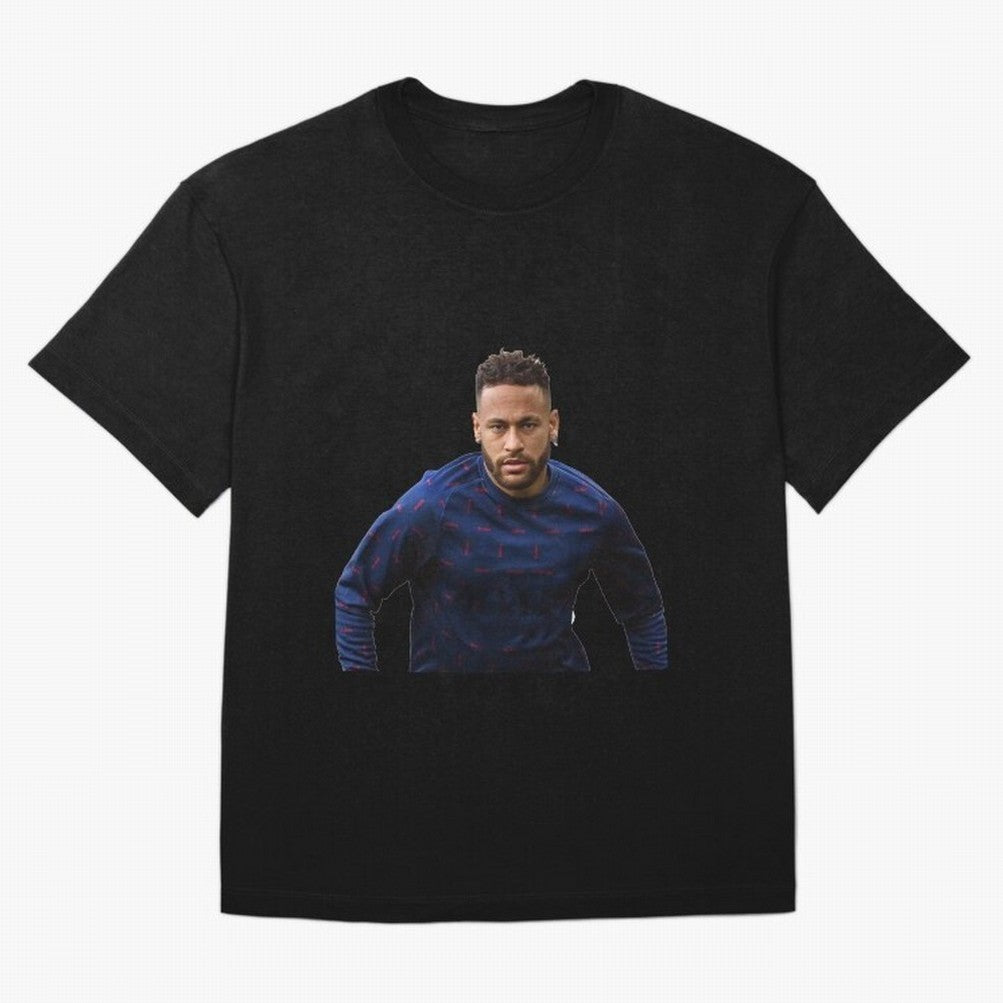 Neymar Junior Sticker Oversized T-Shirt Celebrate the Next Chapter of FIFA World Cup 2026 Spirit, Centered on France, Mbappe, Football Festival Excitement, Trophy Ambitions, Country Rivalries and Star Player Buzz; Ideal for Passionate Fans Who Love