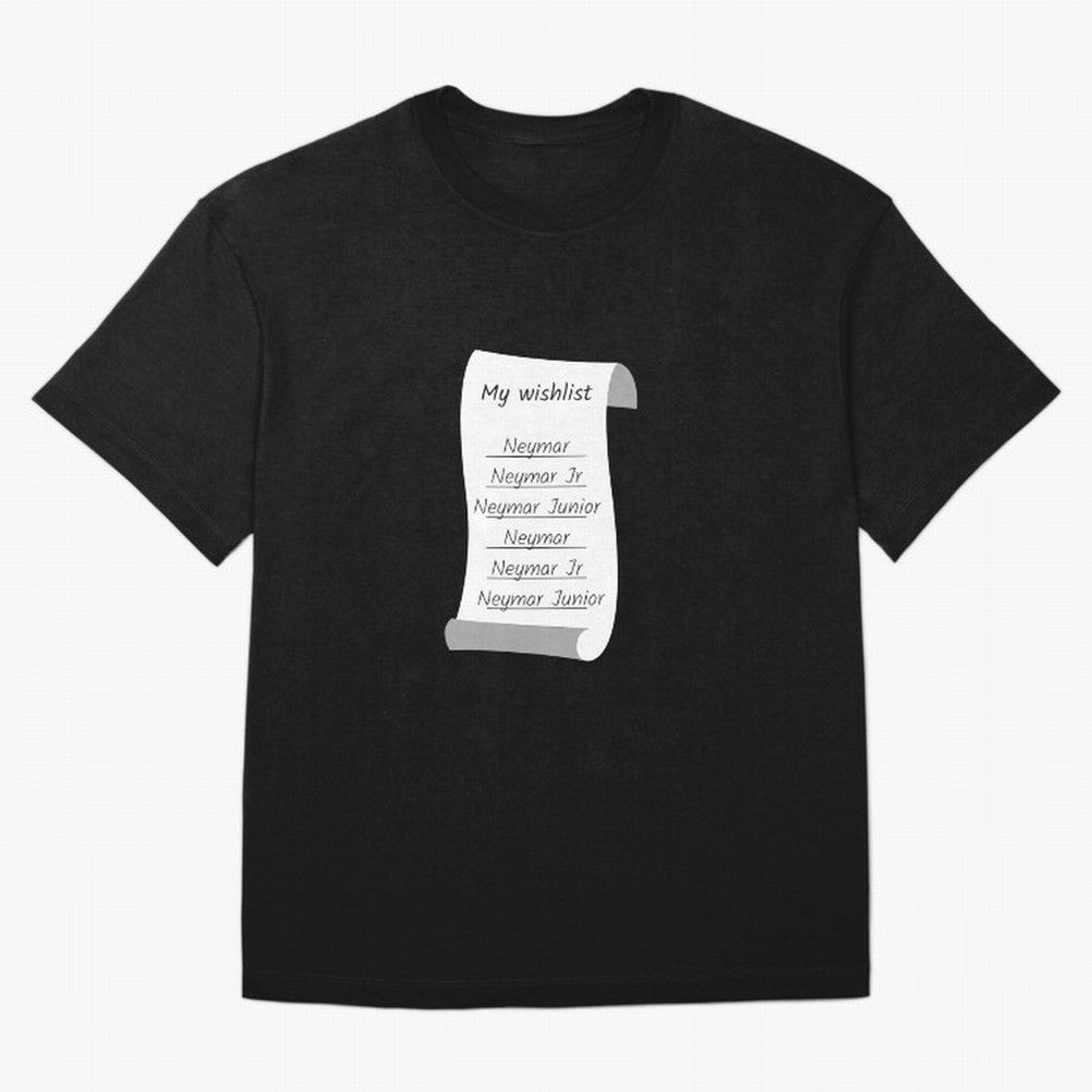 My Wishlist Neymar Jr Neymar Neymar Junior Oversized T-Shirt Fuel FIFA World Cup 2026 USA Canada Mexico Spirit, Driven by Spain and Netherlands, Cristiano Ronaldo, Stadium Memories, Football Loyalty, International Chants and Championship Tradition;