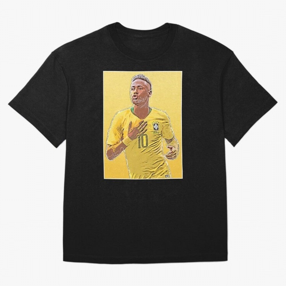 Neymar Oversized T-Shirt Keep Football History Alive during the FIFA World Cup 2026 Group Stage Journey through Messi Highlights, France Pride, Vintage Soccer Flavor, Modern Football Stars, National Flags and Final Night Emotion; Great for Watch