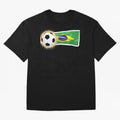BRAZIL - BRAZILIAN FOOTBALL STICKER Classic T-Shirt Experience Global Football Passion for FIFA World Cup 2026 USA Canada Mexico, Driven by Mbappe and Neymar, Spain and Netherlands, Match Day Excitement, Supporter Culture, Golden Goals and Global