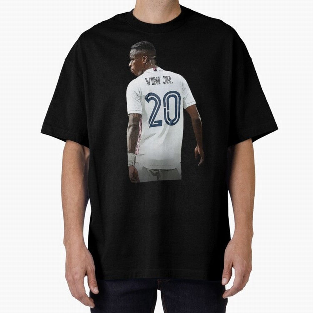 Vinicius Jr 20 - Madrid Classic T-Shirt Cheer through Every Moment of Global Football Passion for FIFA World Cup 2026, Driven by Mbappe, Brazil, Portugal and Argentina, Goal Celebration Energy, Supporter Heritage, Football Icons and Worldwide