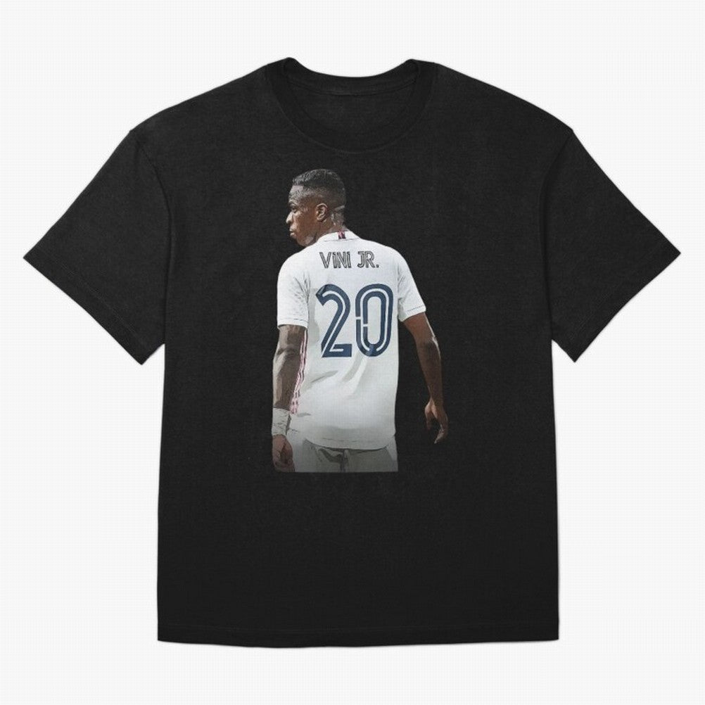 Vinicius Jr 20 - Madrid Classic T-Shirt Cheer through Every Moment of Global Football Passion for FIFA World Cup 2026, Driven by Mbappe, Brazil, Portugal and Argentina, Goal Celebration Energy, Supporter Heritage, Football Icons and Worldwide