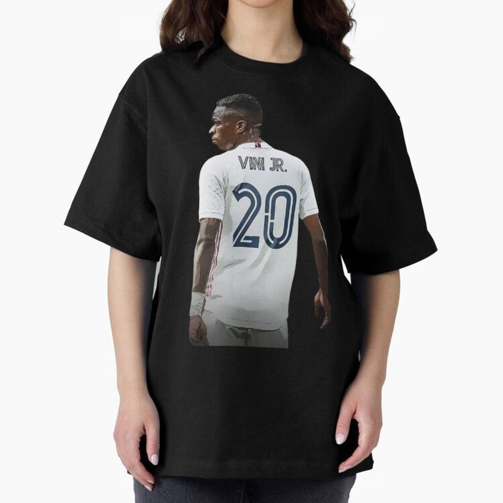 Vinicius Jr 20 - Madrid Classic T-Shirt Cheer through Every Moment of Global Football Passion for FIFA World Cup 2026, Driven by Mbappe, Brazil, Portugal and Argentina, Goal Celebration Energy, Supporter Heritage, Football Icons and Worldwide
