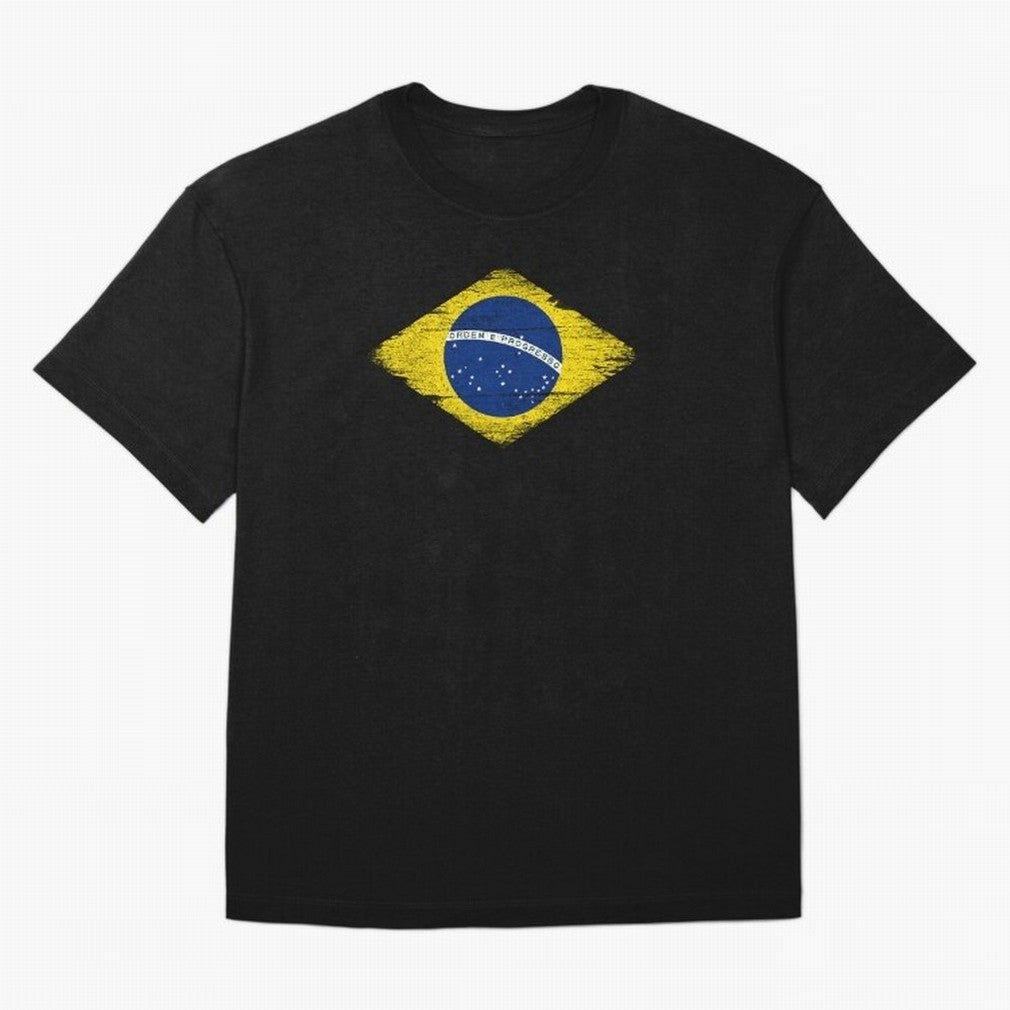 Brazil Flag Design Oversized T-Shirt Share FIFA World Cup 2026 Spirit, Celebrating Argentina, Cristiano Ronaldo, Goal Celebration Energy, Supporter Heritage, Football Icons and Worldwide Tournament Joy; Great for Supporters Who Love Legendary