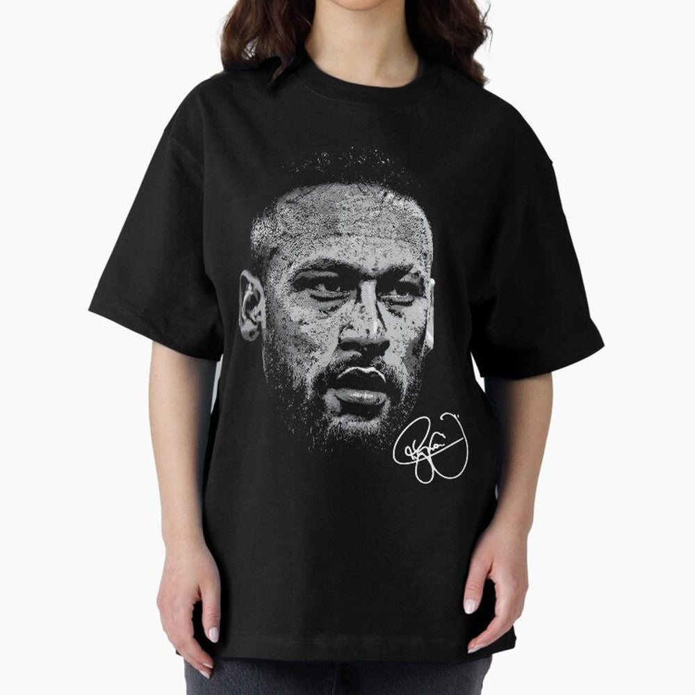Neymar Signed Oversized T-Shirt Show Passion for the Stars of Global Football Passion for FIFA World Cup 2026 USA Canada Mexico, Celebrating Mbappe and Neymar, England, France and Netherlands, Football Passion, Legendary Performances, Festival