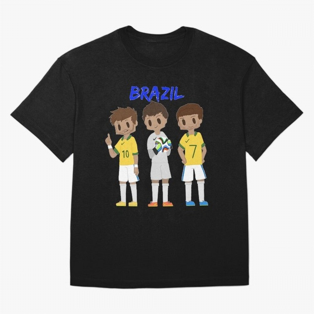 Brazil Essential T-Shirt Celebrate Fan Culture around Match Day Hype around FIFA World Cup 2026 Group Stage, Cristiano Ronaldo, Haaland and CR7, Germany, Supporter Pride, Iconic Celebrations, Legendary Names and Global Match Day Energy; Created for