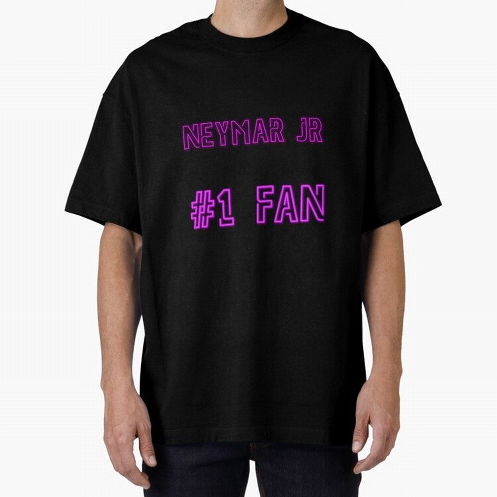 Neymar Jr #1 fan Oversized T-Shirt Carry the Colors and Pride of the FIFA World Cup 2026 USA Canada Mexico Journey through Messi Highlights, England Pride, Match Day Excitement, Supporter Culture, Golden Goals and Global Football Passion; Ideal for