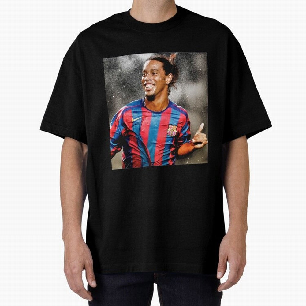 ronaldinho Classic T-Shirt Make Every Kick Count in Global Football Passion for FIFA World Cup 2026 USA Canada Mexico, Capturing Cristiano Ronaldo, Haaland and CR7, Spain, Stadium Memories, Football Loyalty, International Chants and Championship