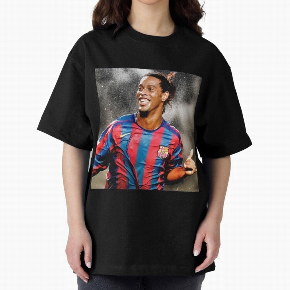 ronaldinho Classic T-Shirt Make Every Kick Count in Global Football Passion for FIFA World Cup 2026 USA Canada Mexico, Capturing Cristiano Ronaldo, Haaland and CR7, Spain, Stadium Memories, Football Loyalty, International Chants and Championship