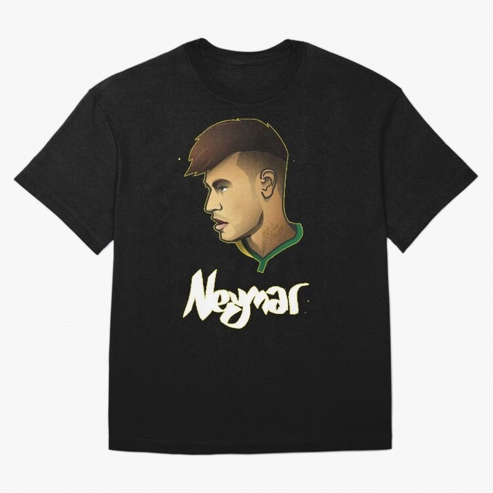 Neymar jr Team Brazil Oversized T-Shirt Follow the Final Road of FIFA World Cup 2026 USA Canada Mexico Highlighting Mbappe and Neymar, England Energy, Goal Celebration Energy, Supporter Heritage, Football Icons and Worldwide Tournament Joy; Ideal