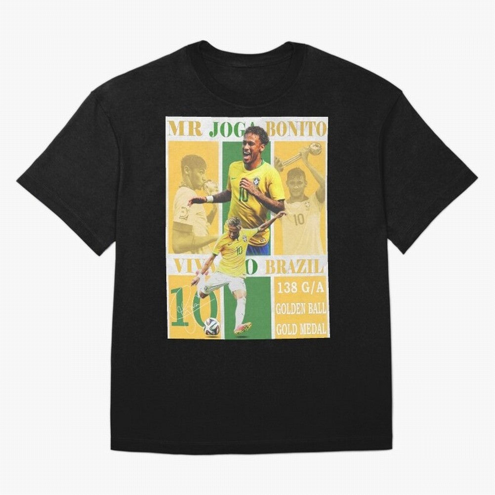 Neymar Jr Brazil National Team Soccer Poster - Iconic Selecao Art Print Classic T-Shirt Discover Match Day Hype around FIFA World Cup 2026 Group Stage, Messi, CR7 and Mbappe, England and Germany, Worldwide Fan Energy, Dramatic Goals, Stadium Lights