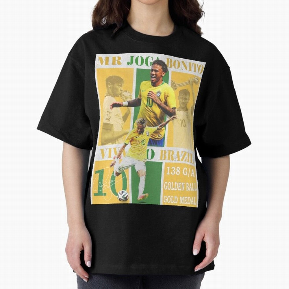 Neymar Jr Brazil National Team Soccer Poster - Iconic Selecao Art Print Classic T-Shirt Discover Match Day Hype around FIFA World Cup 2026 Group Stage, Messi, CR7 and Mbappe, England and Germany, Worldwide Fan Energy, Dramatic Goals, Stadium Lights