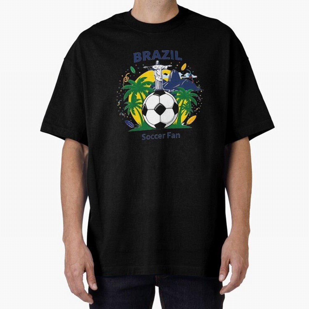 Brazil Soccer Fan T-shirt Classic T-Shirt Follow the Final Road of the FIFA World Cup 2026 USA Canada Mexico Journey through Messi, Neymar and Mbappe Highlights, Portugal Pride, Football History, Final Match Energy, Crowd Noise and Once in a