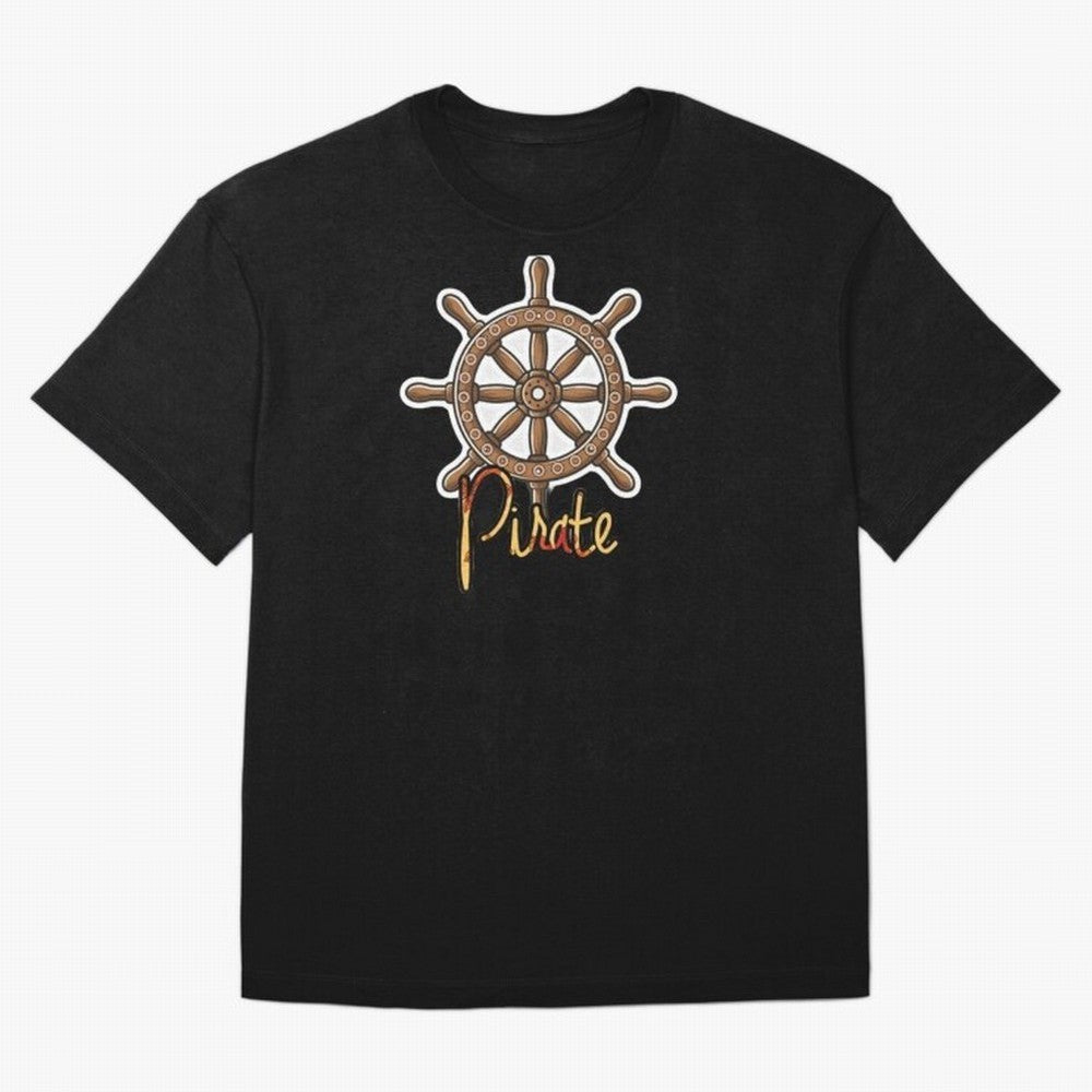 pirate, steering wheel, wheel, pirates of the Caribbean, Brandon brown, wooden, fashionista pop art, neymar jr art, Oversized T-Shirt Feel the Trophy Chase of FIFA World Cup 2026 for Fans of Neymar, Haaland and Cristiano Ronaldo and Netherlands,
