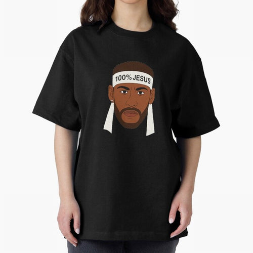 100% JESUS Neymar Inspired Minimalist Art Oversized T-Shirt Build FIFA World Cup 2026 USA Canada Mexico Spirit, Highlighting Spain and Netherlands, CR7, Match Day Excitement, Supporter Culture, Golden Goals and Global Football Passion; Created for