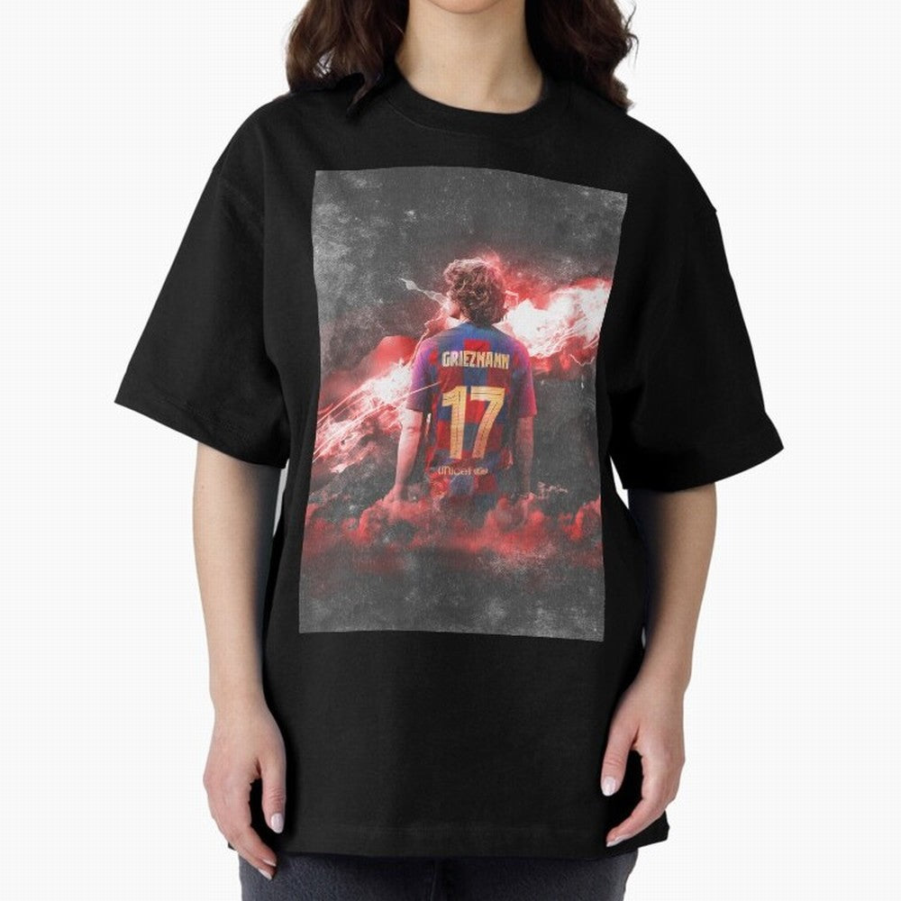 Barcelona Greizmann Classic T-Shirt Celebrate the Road through FIFA World Cup 2026 USA Canada Mexico Capturing CR7 and Messi, Argentina and Brazil Energy, Football History, Final Match Energy, Crowd Noise and Once in a Lifetime Moments; Made for