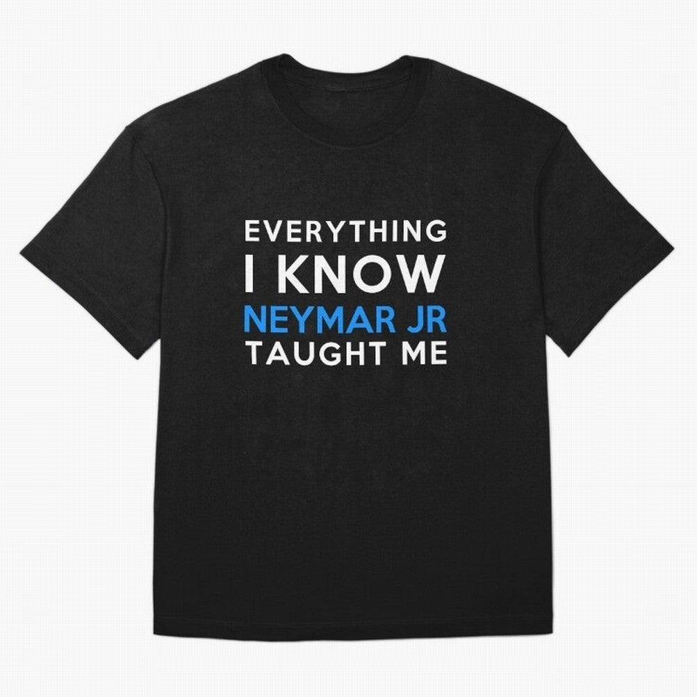 Everything i know - Neymar Jr Oversized T-Shirt Get Ready for Global Football Passion for FIFA World Cup 2026 USA Canada Mexico, Filled with Cristiano Ronaldo, Spain and Netherlands, Sports Nostalgia, International Competition, Famous Players and