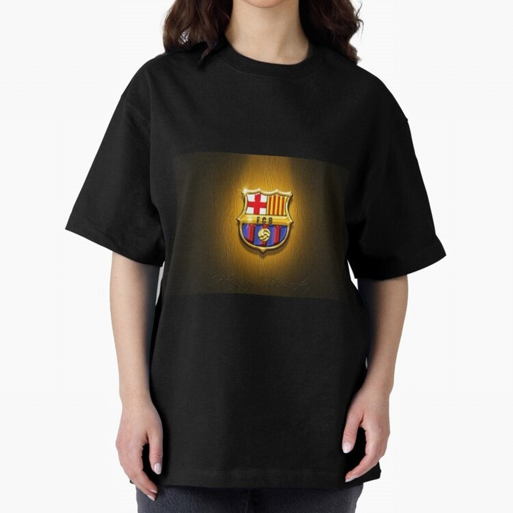 barcelona Oversized T-Shirt Enjoy the Biggest Football Party of Match Day Hype around FIFA World Cup 2026, CR7, Brazil, Portugal and Argentina, Championship Spirit, Famous Goals, Roaring Crowds and International Football Unity; Ideal for Fans Who