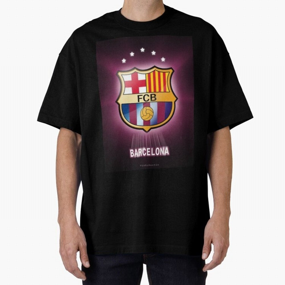 barcelona Oversized T-Shirt Celebrate Every Goal in FIFA World Cup 2026 Spirit, Made for Germany, Haaland and Mbappe, Classic Soccer Heritage, Championship Pressure, Fan Loyalty and International Pride; Perfect for Fans, Collectors, Family