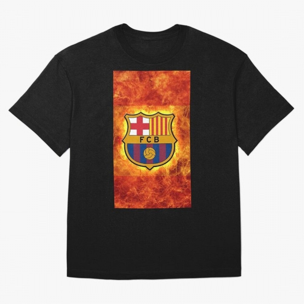 barcelona fire Classic T-Shirt Relive the FIFA World Cup 2026 Journey through Messi and Cristiano Ronaldo Highlights, Argentina, France and Brazil Pride, Stadium Chants, National Pride, Trophy Dreams and Unforgettable Football Memories; Ideal for