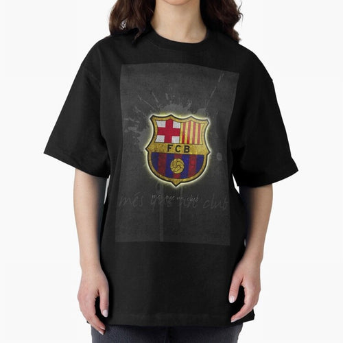 barcelona Oversized T-Shirt Honor the Beautiful Game during FIFA World Cup 2026 Group Stage Spirit, Built around Argentina, Haaland, Supporter Pride, Iconic Celebrations, Legendary Names and Global Match Day Energy; Great for Supporters Who Love
