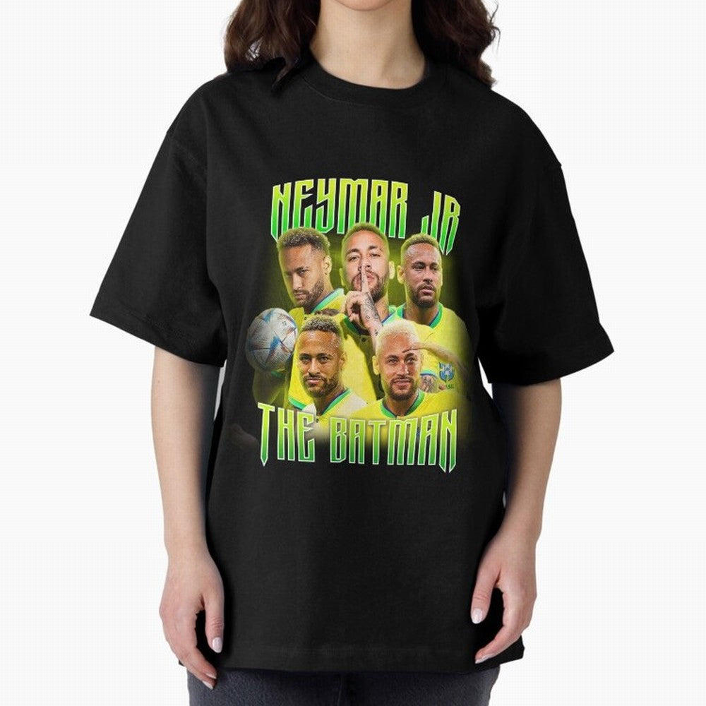 Neymar Jr Vintage Style Tee, Bootleg Tee, Bootleg T Shirt, Rap Tee Classic T-Shirt Capture Stadium Memories from FIFA World Cup 2026 Inspired by CR7 and Messi, Argentina and Brazil Energy, Championship Spirit, Famous Goals, Roaring Crowds and