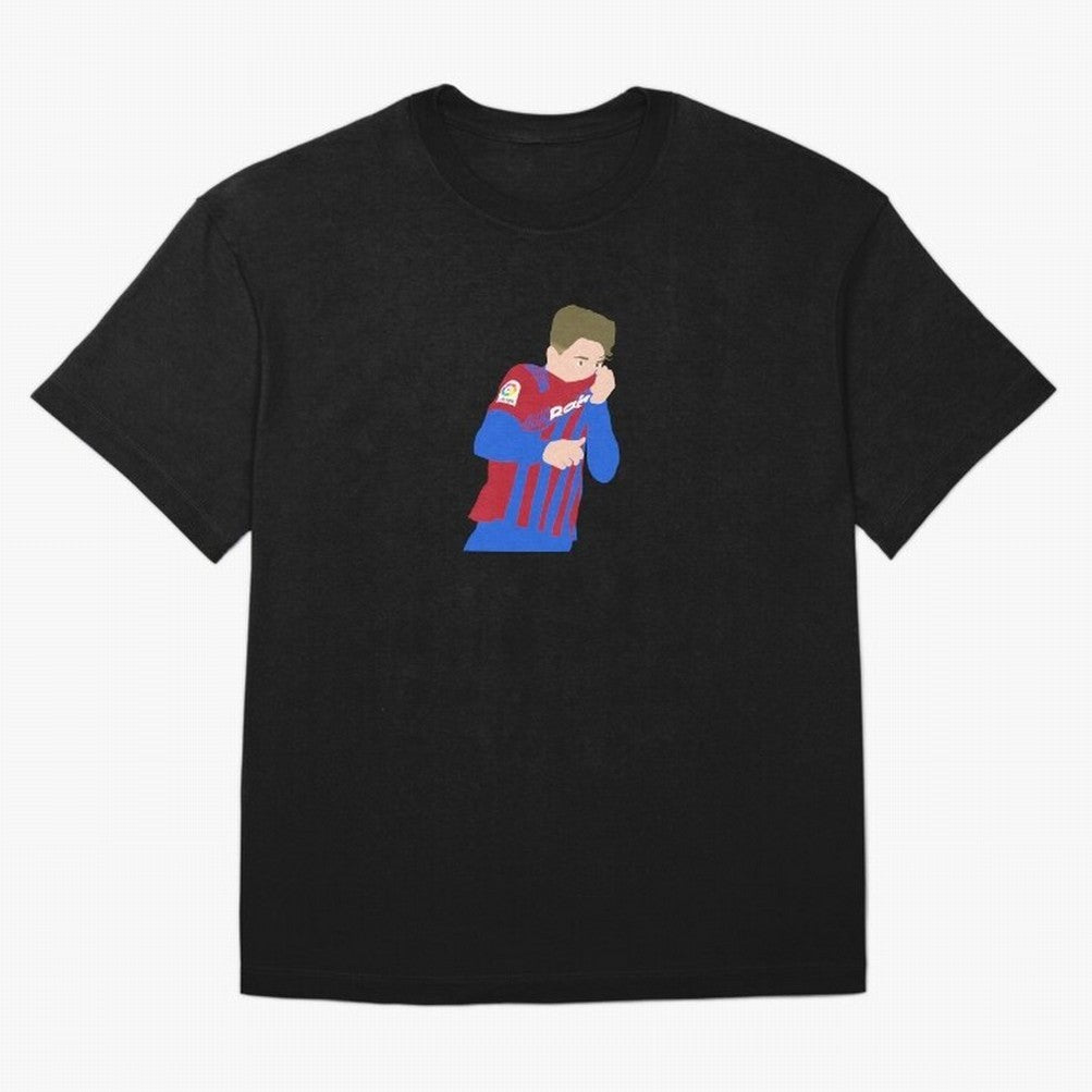 Gavi Barcelona Oversized T-Shirt Share the Excitement of FIFA World Cup 2026 for Fans of Messi, CR7 and Mbappe and Spain and Netherlands, Bringing Sports Nostalgia, International Competition, Famous Players and Unforgettable Victories; Made for Die