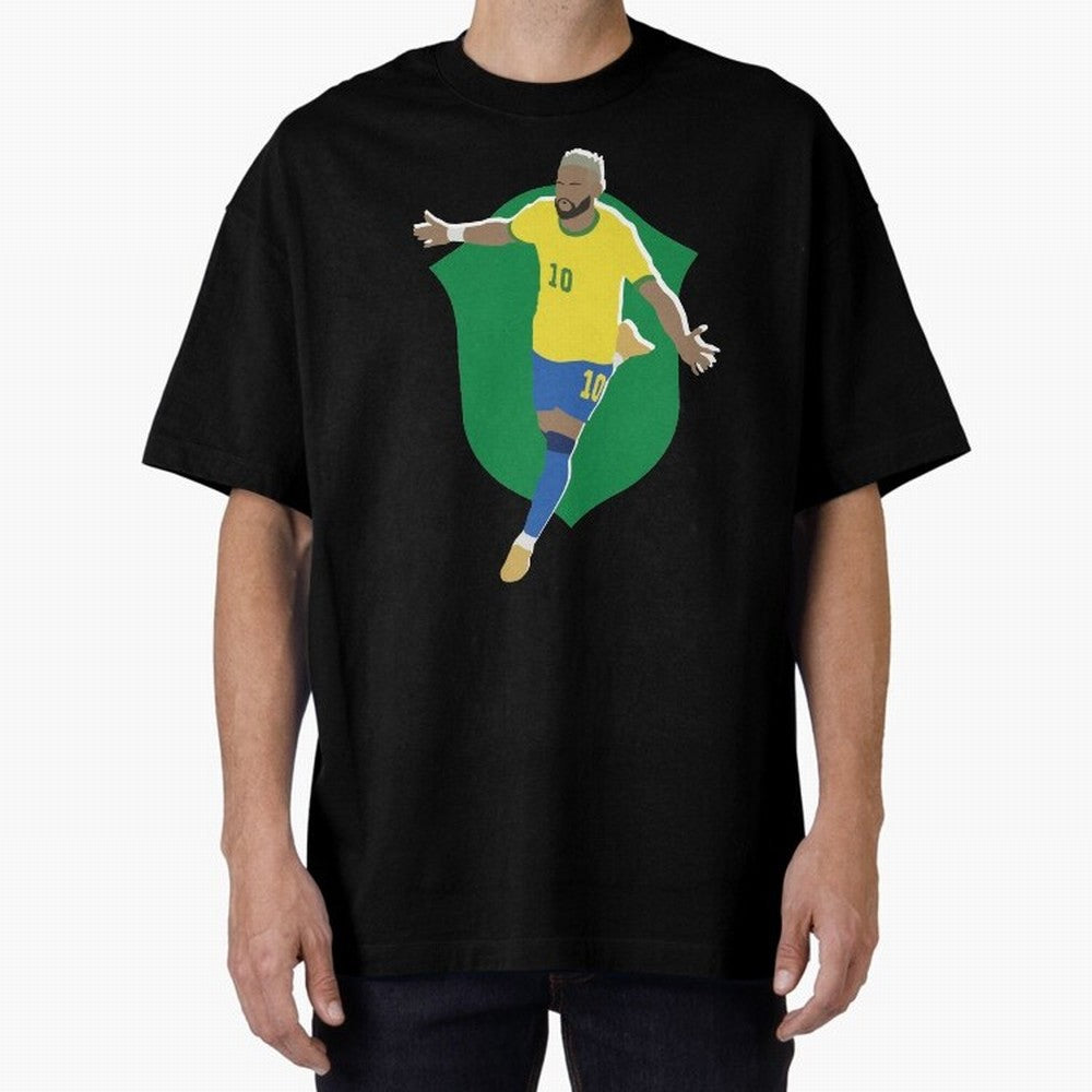 Neymar Jr Brazil Superstar Copa America Active T-Shirt Feel International Energy from Global Football Passion for FIFA World Cup 2026, Highlighting Messi, Neymar and Mbappe, Brazil, Portugal and Argentina, Football Festival Excitement, Trophy