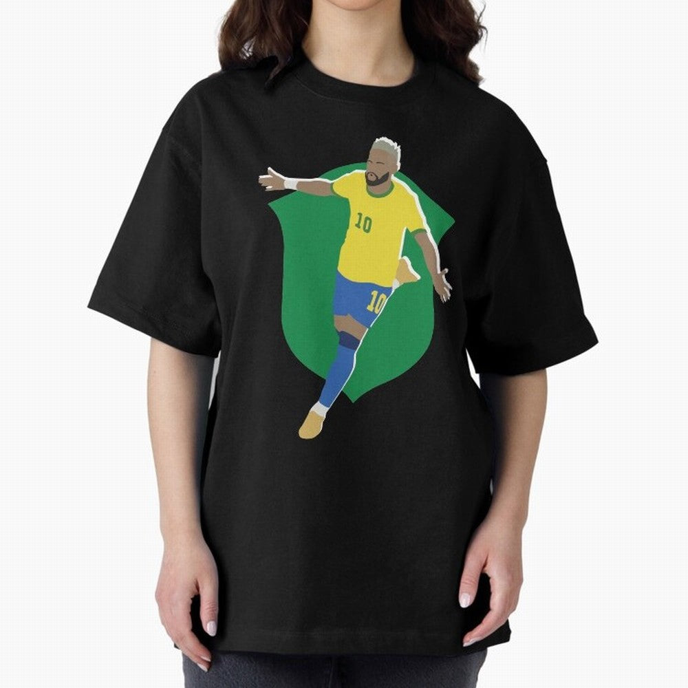 Neymar Jr Brazil Superstar Copa America Active T-Shirt Feel International Energy from Global Football Passion for FIFA World Cup 2026, Highlighting Messi, Neymar and Mbappe, Brazil, Portugal and Argentina, Football Festival Excitement, Trophy