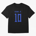 Neymar Jr Brazil White Jersey 2023 Oversized T-Shirt Cheer through Every Moment of FIFA World Cup 2026 USA Canada Mexico for Fans of Neymar and Argentina, Bringing Match Day Excitement, Supporter Culture, Golden Goals and Global Football Passion;