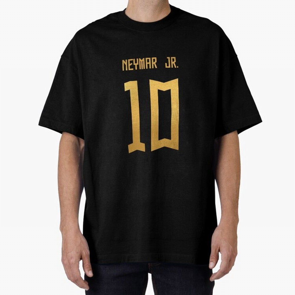 Copy of Neymar Jr Brazil Jersey 2023 Oversized T-Shirt Celebrate Football Heritage in the FIFA World Cup 2026 Journey through Mbappe Highlights, Portugal Pride, Global Supporter Spirit, Legendary Goals, National Colors and Tournament Celebration;