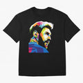 Wpap Leo Messi Graphic Oversized T-Shirt Show Love for Legendary Goals in the FIFA World Cup 2026 Group Stage Journey through Messi, Neymar and Mbappe Highlights, Portugal, Spain and Germany Pride, Global Supporter Spirit, Legendary Goals, National