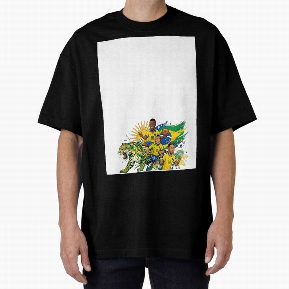 Unleash the spirit of the Sele??o! ? Graphic T-Shirt Celebrate Rivalries and Pride in FIFA World Cup 2026 USA Canada Mexico for Fans of Messi and Argentina, Bringing Classic Soccer Heritage, Championship Pressure, Fan Loyalty and International