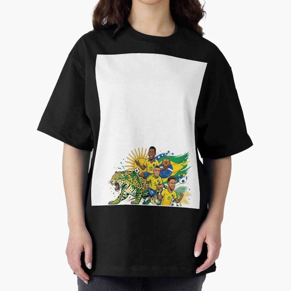 Unleash the spirit of the Sele??o! ? Graphic T-Shirt Celebrate Rivalries and Pride in FIFA World Cup 2026 USA Canada Mexico for Fans of Messi and Argentina, Bringing Classic Soccer Heritage, Championship Pressure, Fan Loyalty and International