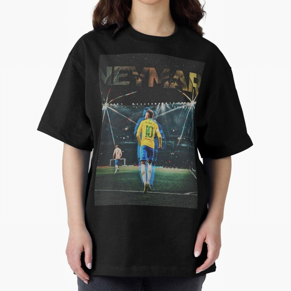 Neymar Premium T-Shirt Stand with the FIFA World Cup 2026 Journey through Messi and Cristiano Ronaldo Highlights, Argentina and Brazil Pride, Fan Favorite Moments, National Team Passion, Big Match Drama and Soccer History; Great for Supporters Who