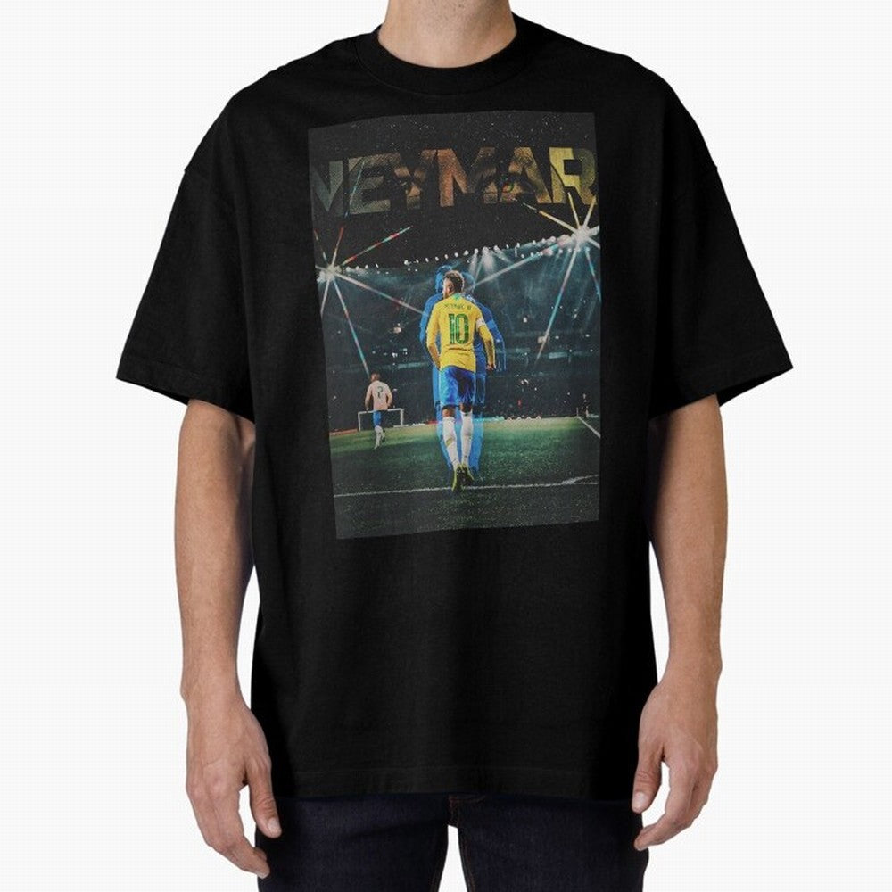 Neymar Premium T-Shirt Stand with the FIFA World Cup 2026 Journey through Messi and Cristiano Ronaldo Highlights, Argentina and Brazil Pride, Fan Favorite Moments, National Team Passion, Big Match Drama and Soccer History; Great for Supporters Who