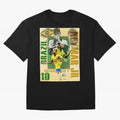 Neymar Jr Brazil World Cup Poster, Soccer Football Wall Art Print Decor Premium T-Shirt Capture FIFA World Cup 2026 for Fans of Messi and Argentina and Brazil, Bringing Football Festival Excitement, Trophy Ambitions, Country Rivalries and Star
