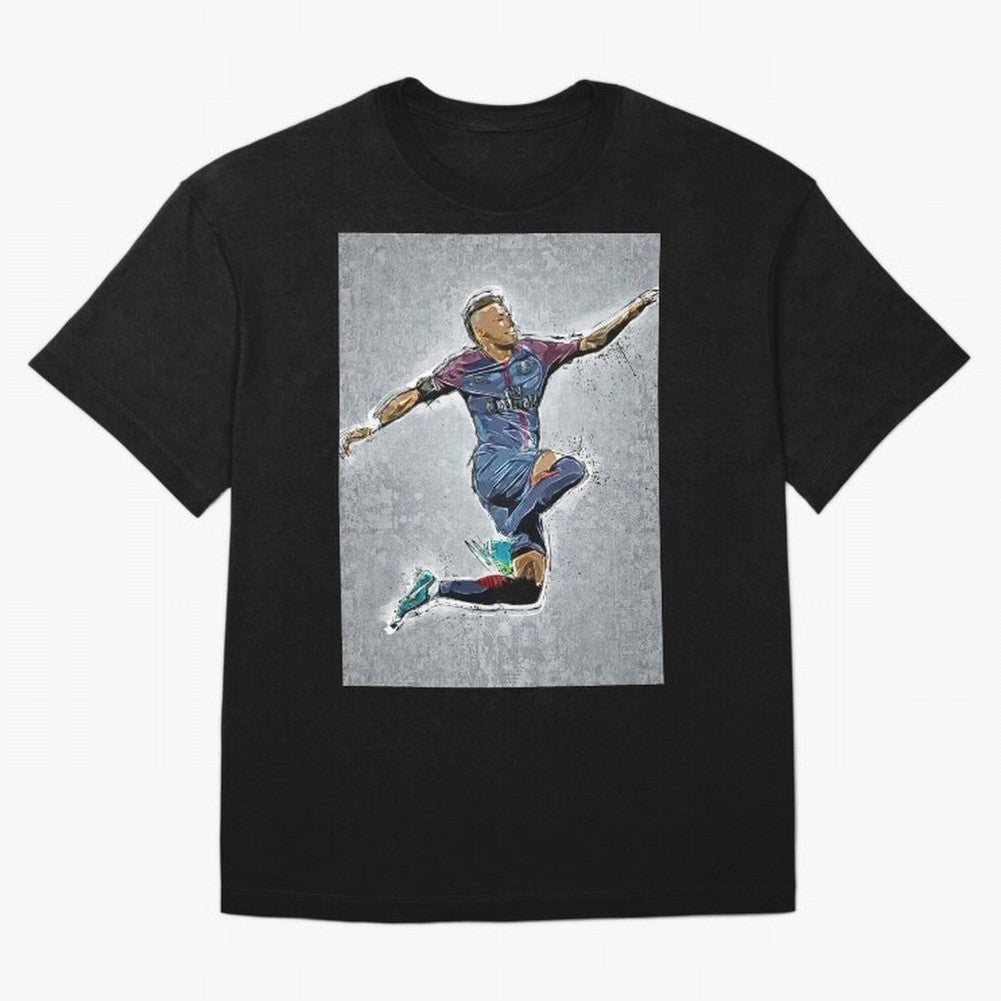 Neymar Jr Premium T-Shirt Stand with Match Day Hype around FIFA World Cup 2026, Messi, CR7 and Mbappe, Brazil, Portugal and Argentina, Match Day Excitement, Supporter Culture, Golden Goals and Global Football Passion; Created for Match Day Parties,