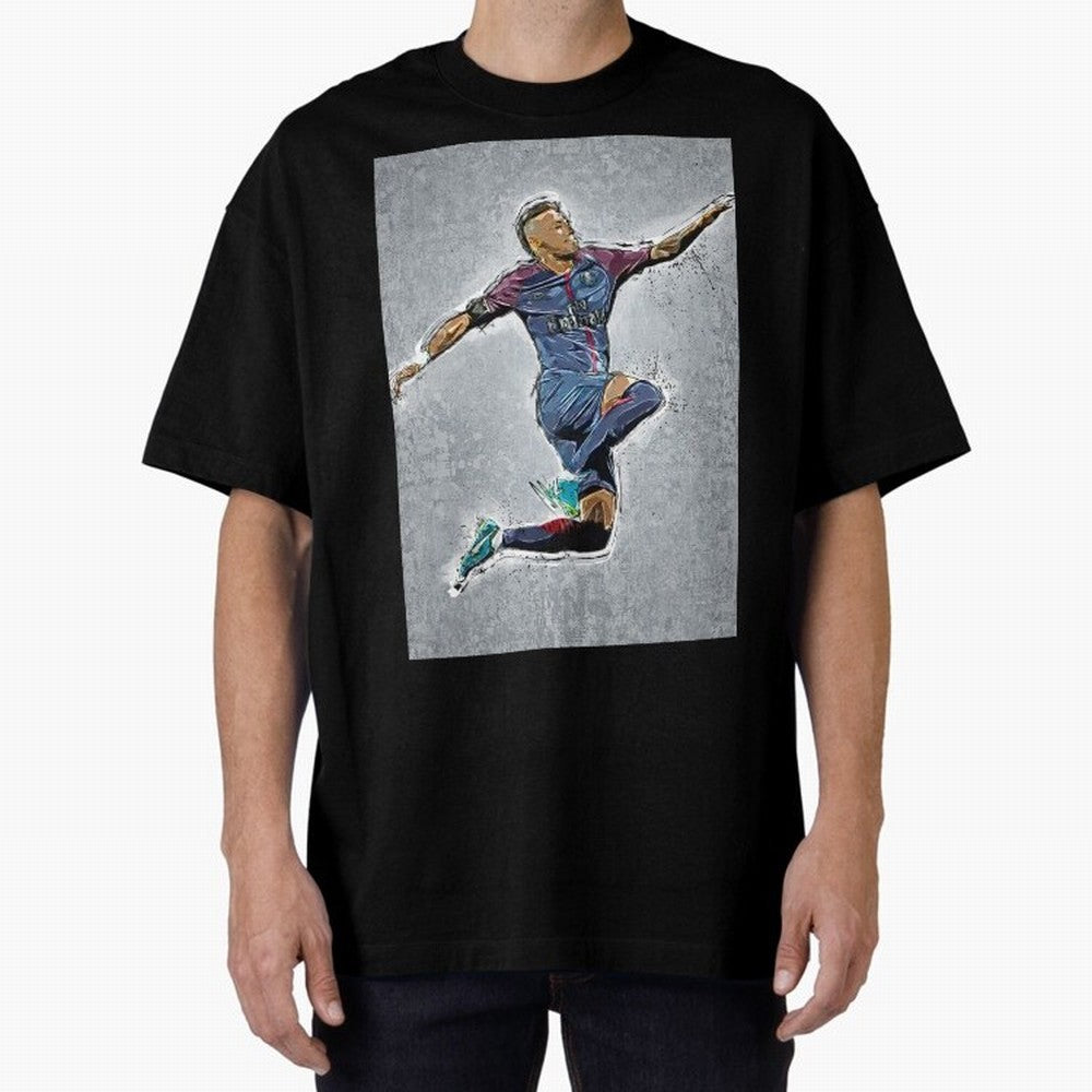 Neymar Jr Premium T-Shirt Stand with Match Day Hype around FIFA World Cup 2026, Messi, CR7 and Mbappe, Brazil, Portugal and Argentina, Match Day Excitement, Supporter Culture, Golden Goals and Global Football Passion; Created for Match Day Parties,
