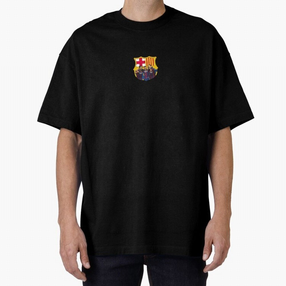 Barcelona logo, Massi, Neymar and Suar Premium T-Shirt Bring Global Tournament Vibes to Match Day Hype around FIFA World Cup 2026 Group Stage, CR7 and Messi, England, Football Festival Excitement, Trophy Ambitions, Country Rivalries and Star Player