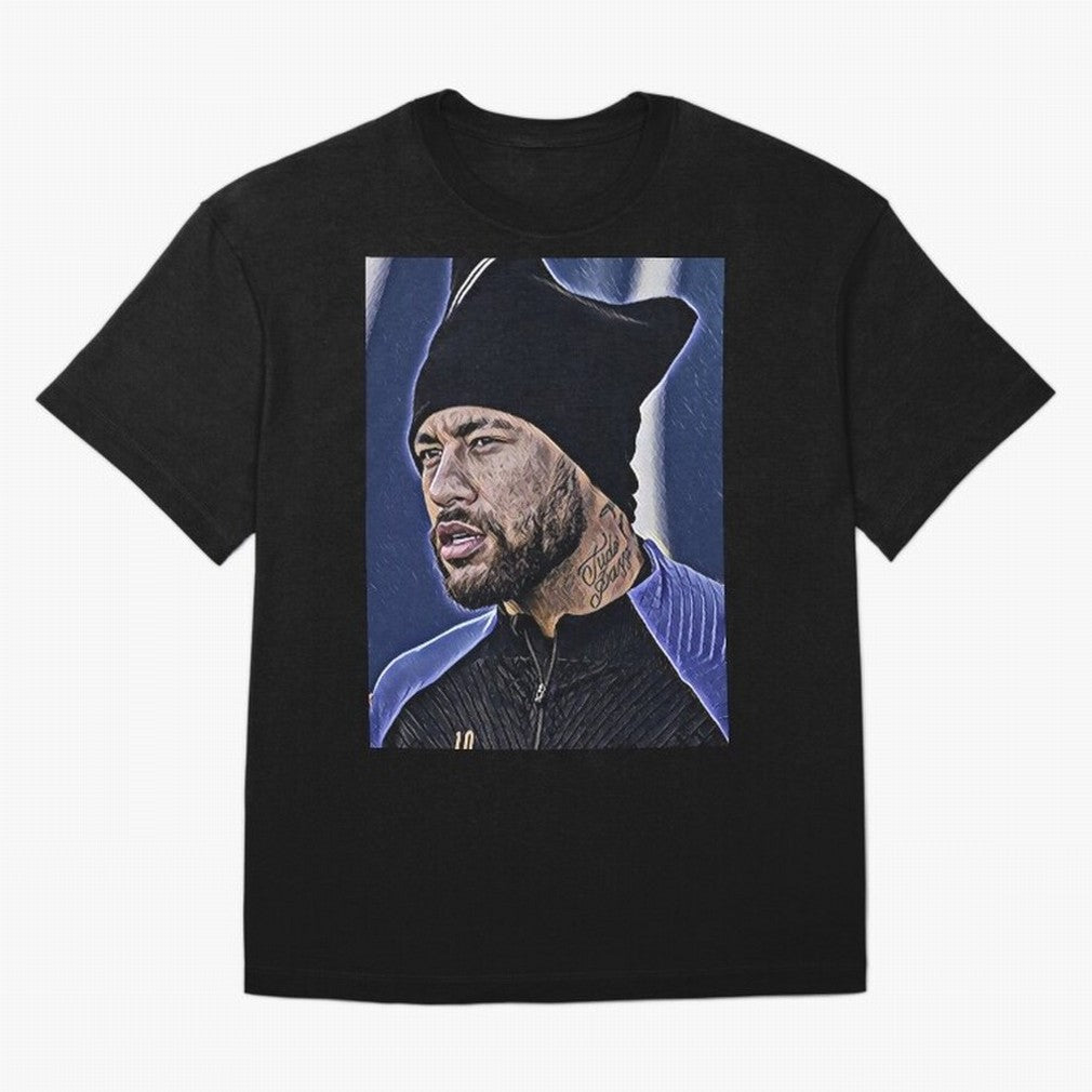 Neymar All Time Greatest Footballer Oversized T-Shirt Support Iconic Players in Match Day Hype around FIFA World Cup 2026, Mbappe and Neymar, France, Goal Celebration Energy, Supporter Heritage, Football Icons and Worldwide Tournament Joy; Built