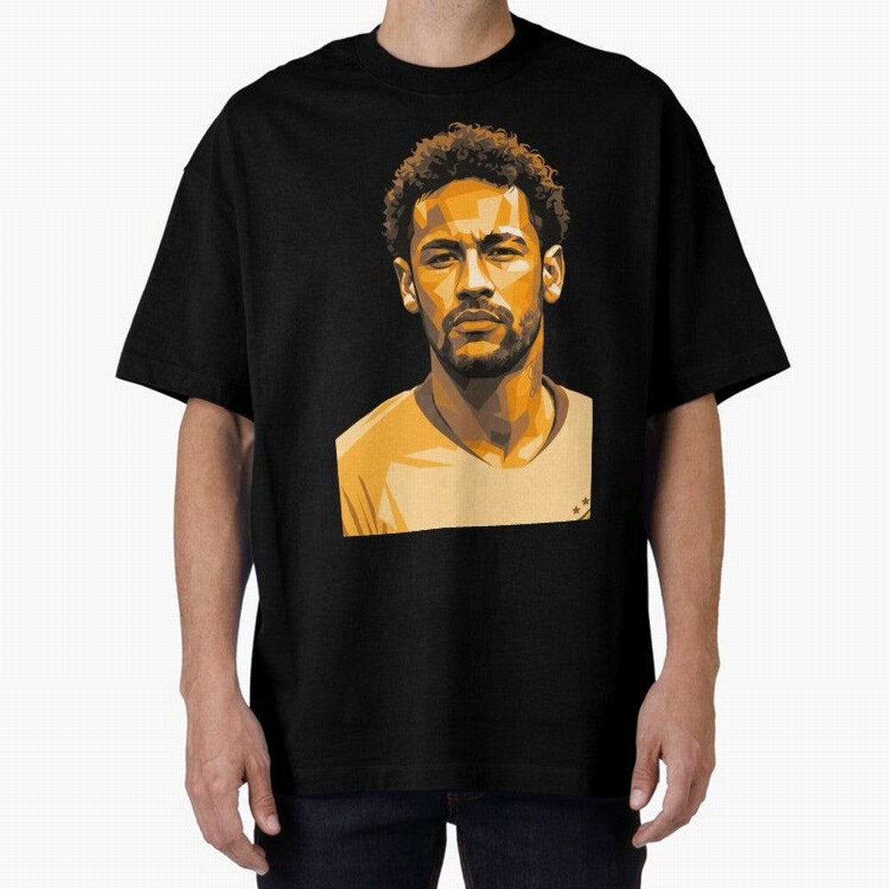 Neymar Oversized T-Shirt Share the Excitement of FIFA World Cup 2026 for Fans of CR7 and Messi and France, Bringing Global Supporter Spirit, Legendary Goals, National Colors and Tournament Celebration; Built for Supporters Chasing Trophy Dreams,